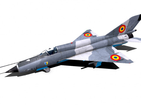 Mikoyan-Gurevich MiG-21 Lancer Modelo 3D