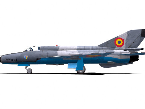 Mikoyan-Gurevich MiG-21 Lancer Modelo 3D