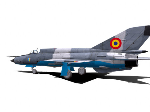 Mikoyan-Gurevich MiG-21 Lancer Modelo 3D