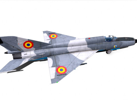 Mikoyan-Gurevich MiG-21 Lancer Modelo 3D
