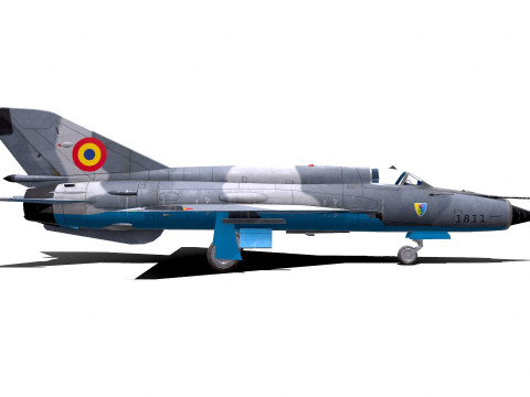 Mikoyan-Gurevich MiG-21 Lancer Modelo 3D