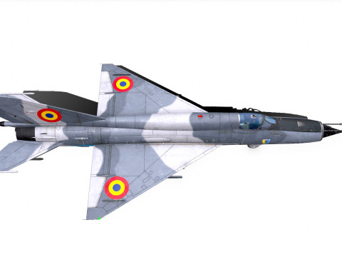 Mikoyan-Gurevich MiG-21 Lancer Modelo 3D