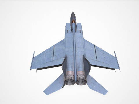 Mikoyan-Gurevich MiG-25 Low-poly PBR Modèle 3D