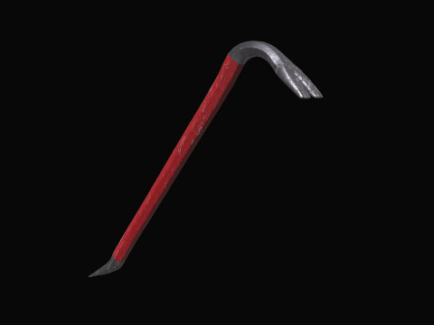 Crowbar Low-poly PBR Free Model 3D