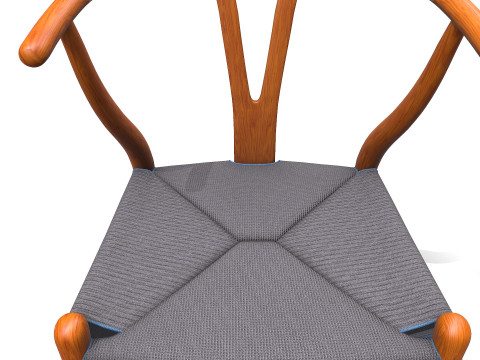 Wishbone Chair PBR Low-poly 3D मॉडल