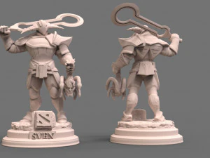 Sven Dota2 Model do druku 3D