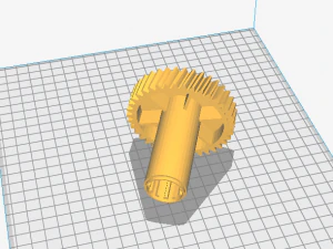 Zelmer 고기 분쇄기의 기어 3D 모델