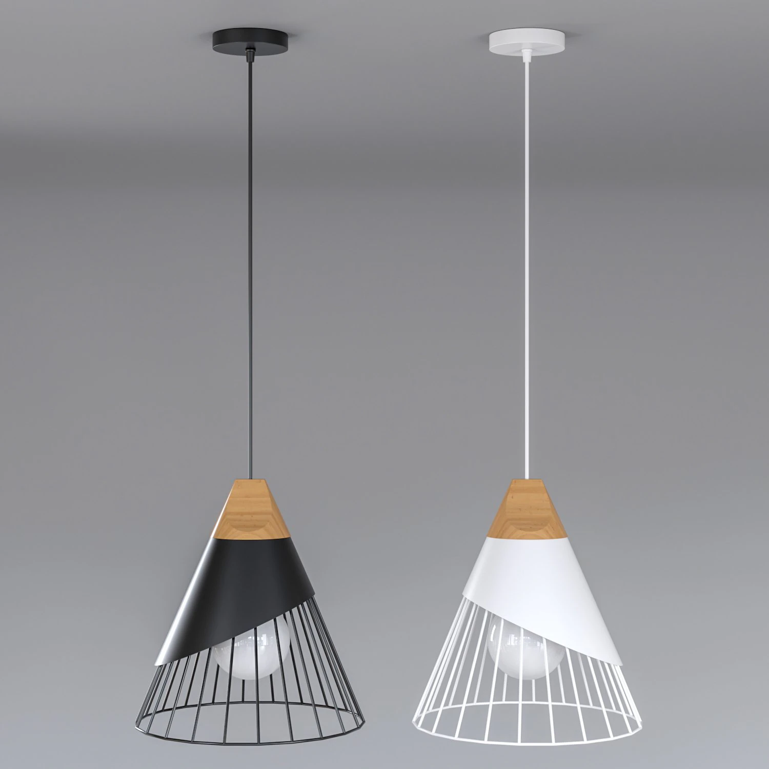 modern ceiling light 3D Model .c4d .max .obj .3ds .fbx .stl .blend 