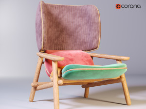 lilo wing chair 3D मॉडल