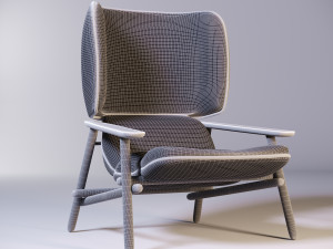 lilo wing chair 3D मॉडल
