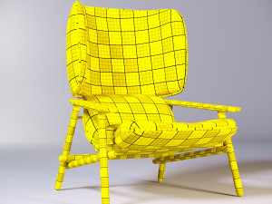 lilo wing chair 3D मॉडल