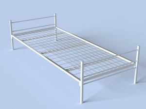 metal bed frame 3D मॉडल