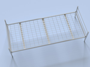 metal bed frame 3D Model