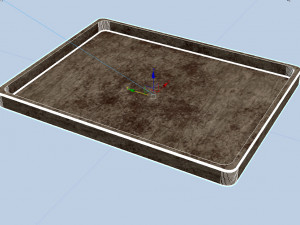 wood tray Model 3D