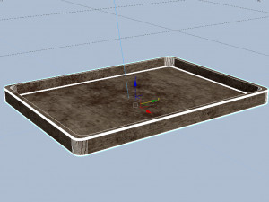 wood tray Model 3D