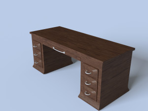 directors desk 3D मॉडल