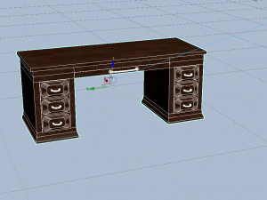 directors desk 3D Model