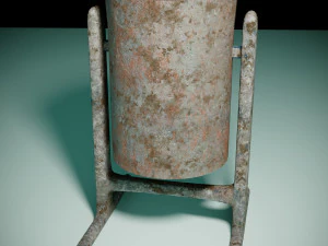 pas eski &ccedil;&ouml;p kutusu 3D Model