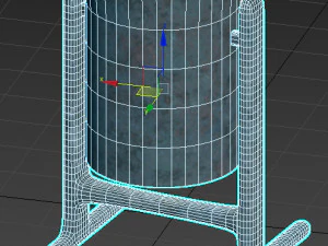 rust old bin 3D Model