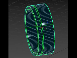 gold ring 3D Model