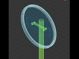 russian sign no entry Modelo 3D