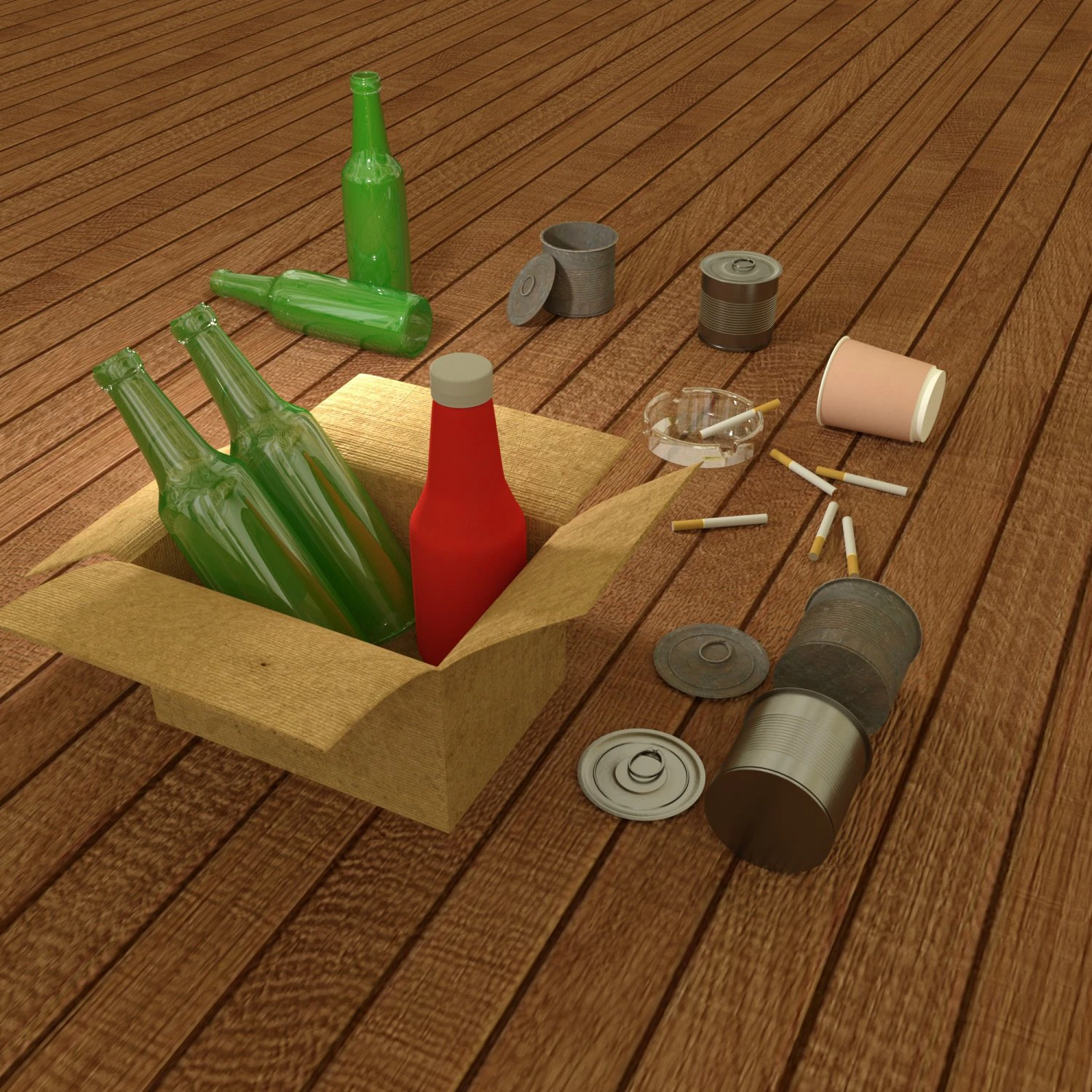 Its a pile of garbage 3D Model .c4d .max .obj .3ds .fbx .stl .blend 