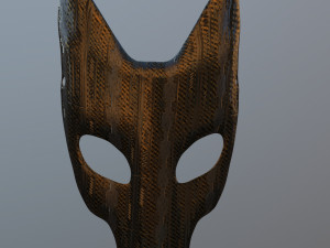 Mask high-poly 3D मॉडल