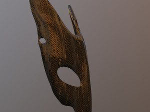 Mask high-poly 3D मॉडल
