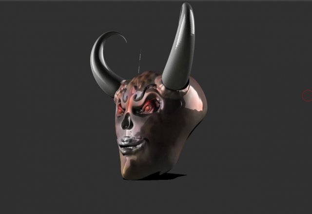 demon Model 3D .c4d .max .obj .3ds .fbx .stl .blend 