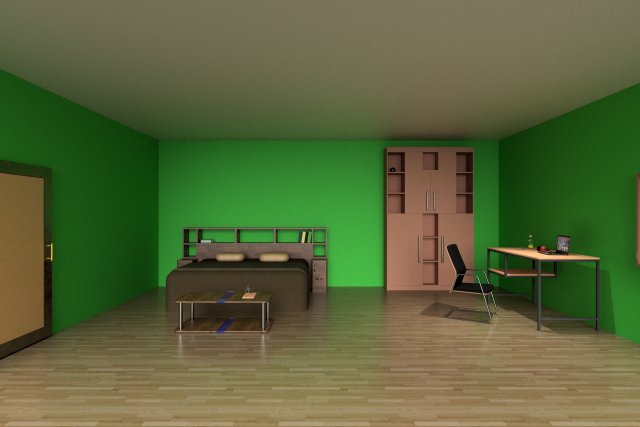 room Modelo 3D .c4d .max .obj .3ds .fbx .stl .blend 