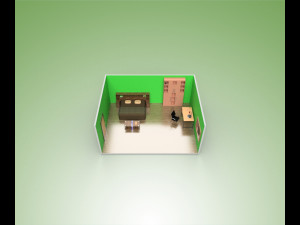 room Modelo 3D