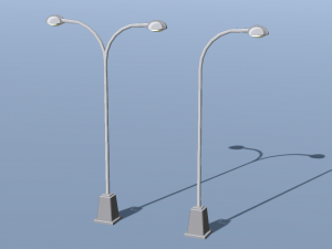 city props low poly Model 3D