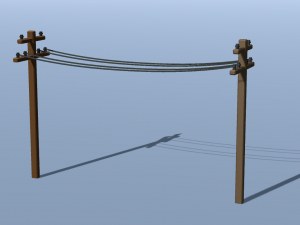 city props low poly Model 3D