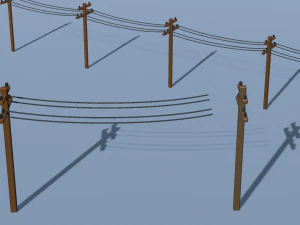 city props low poly 3D Model