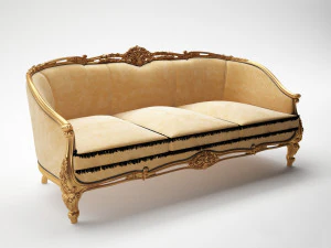 ソファS1 3Dモデル