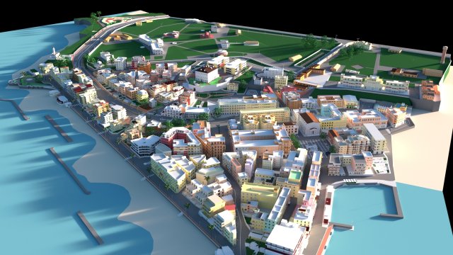 citypack00 3D-Modell .c4d .max .obj .3ds .fbx .stl .blend 