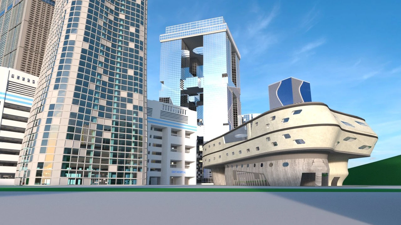 citypack01 3D Model .c4d .max .obj .3ds .fbx .stl .blend 