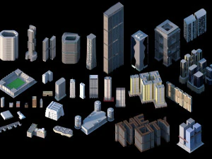 citypack01 3D Model
