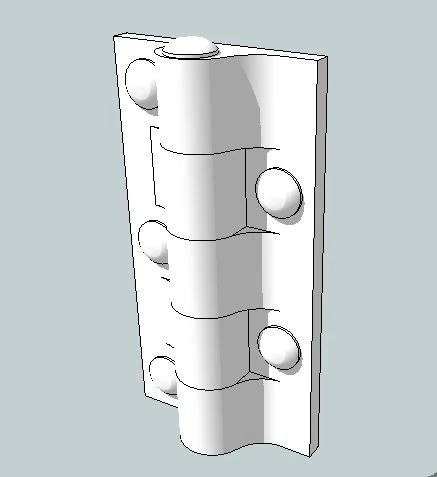 HINGE 3D Model .c4d .max .obj .3ds .fbx .stl .blend 