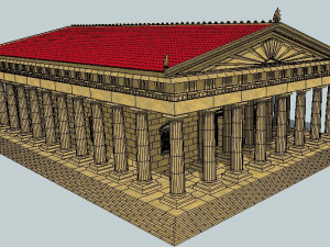 GREEK TEMPLE 3Dモデル