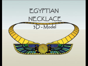 EGYPTIAN NECKLACE Model 3D