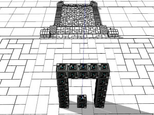 MAYAN AZTEC PORTAL 3D Model