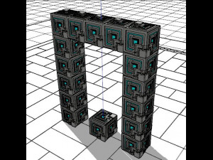 MAYAN AZTEC PORTAL 3D Model