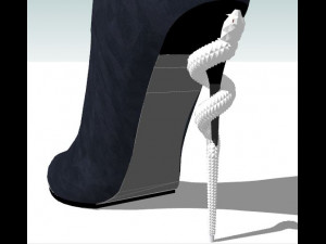 WOMAN BOOTS Model 3D