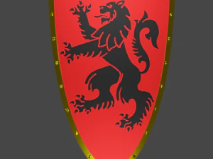 MEDIEVAL SHIELD 3D Model