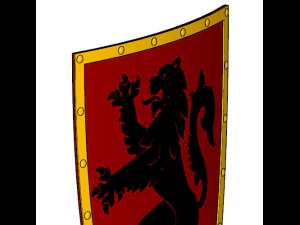 MEDIEVAL SHIELD 3D Model