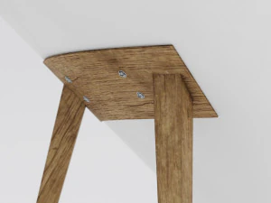 modern white chair 3D Model