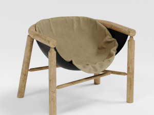 modern round chair 3D Model
