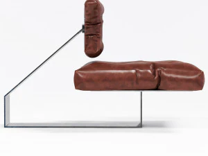 brown leather chair 3D Model