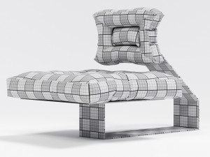 brown leather chair 3D Model